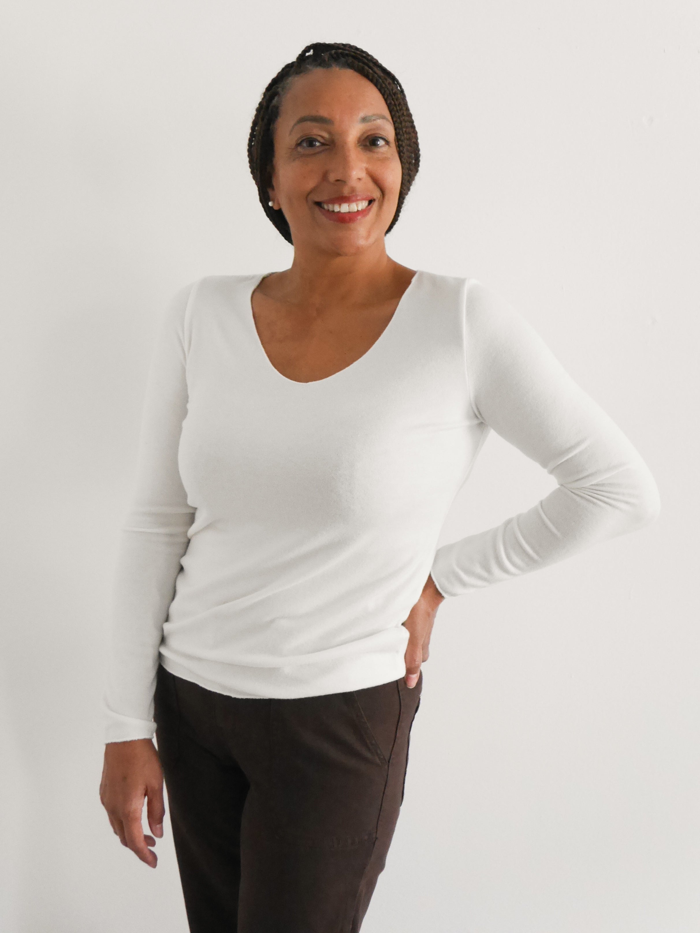 Susie Top Ivory