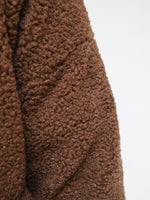 Carmen Borg Collarless Jacket Chocolate
