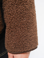 Carmen Borg Collarless Jacket Chocolate