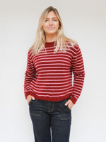 Nikki Knit Bordo & Pink