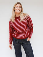 Nikki Knit Bordo & Pink