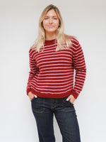 Nikki Knit Bordo & Pink