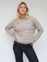 Nikki Knit Mocha & Cream