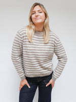 Nikki Knit Mocha & Cream