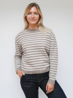 Nikki Knit Mocha & Cream