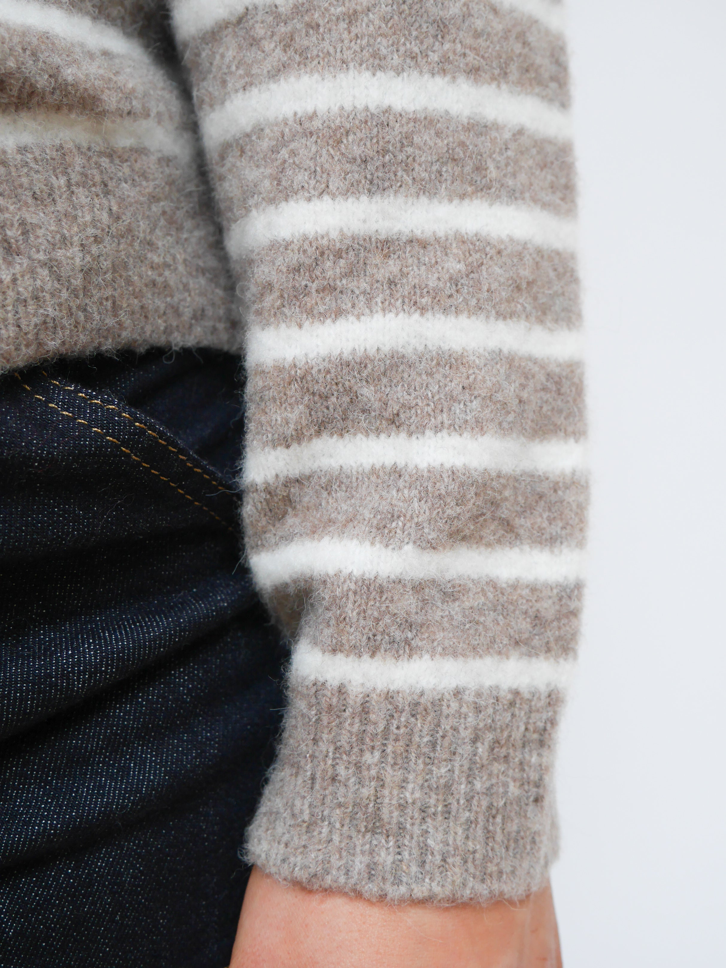 Nikki Knit Mocha & Cream