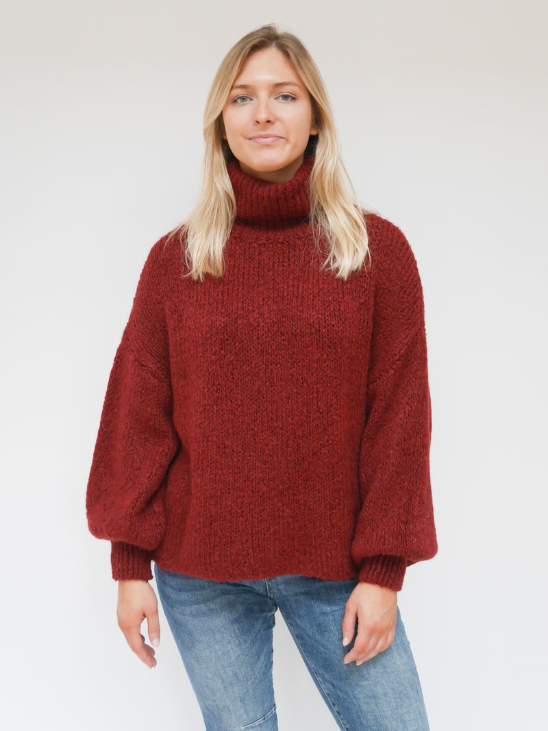 Morgan Knit Bordo