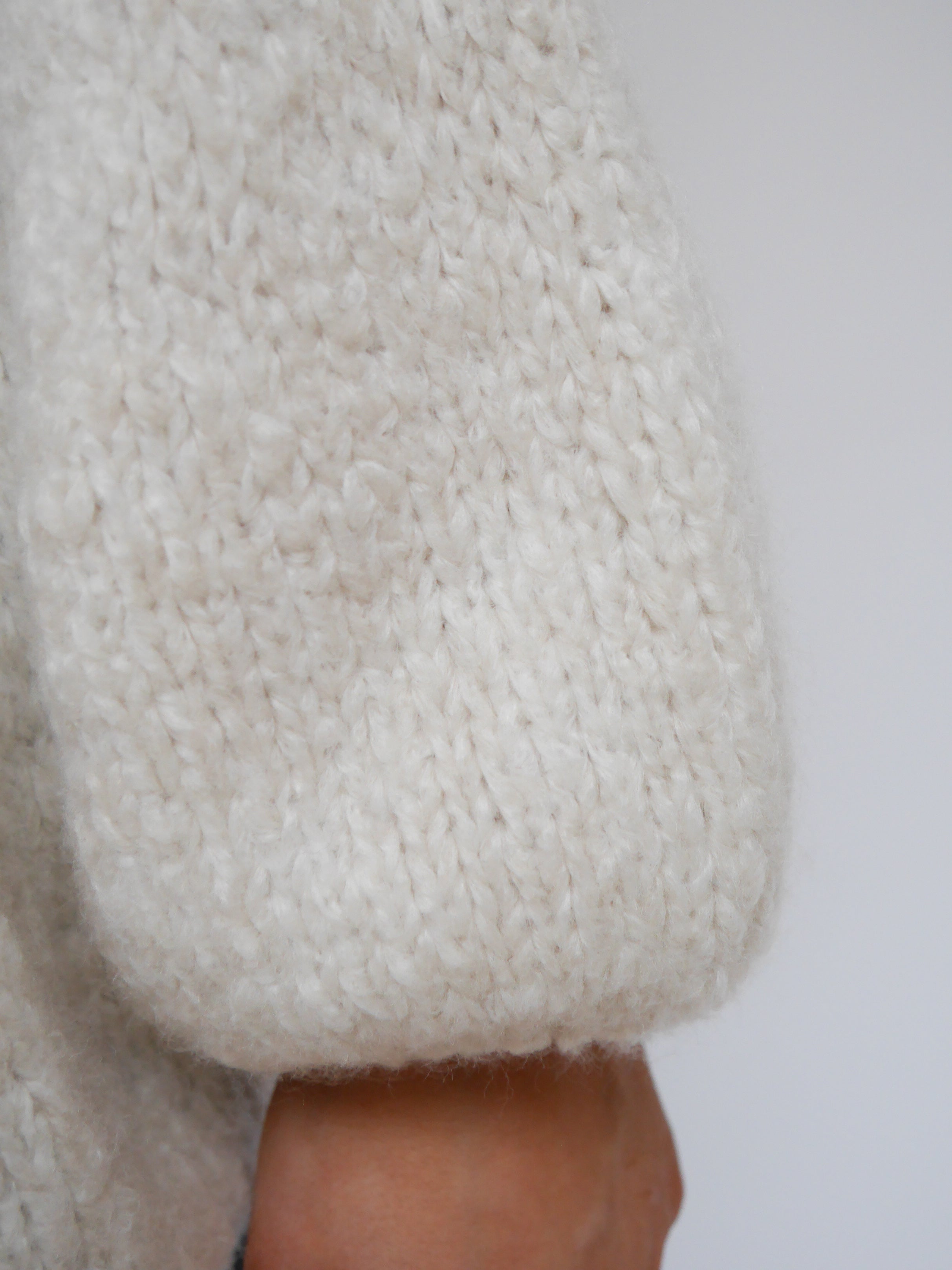Sandy Knit Winter White