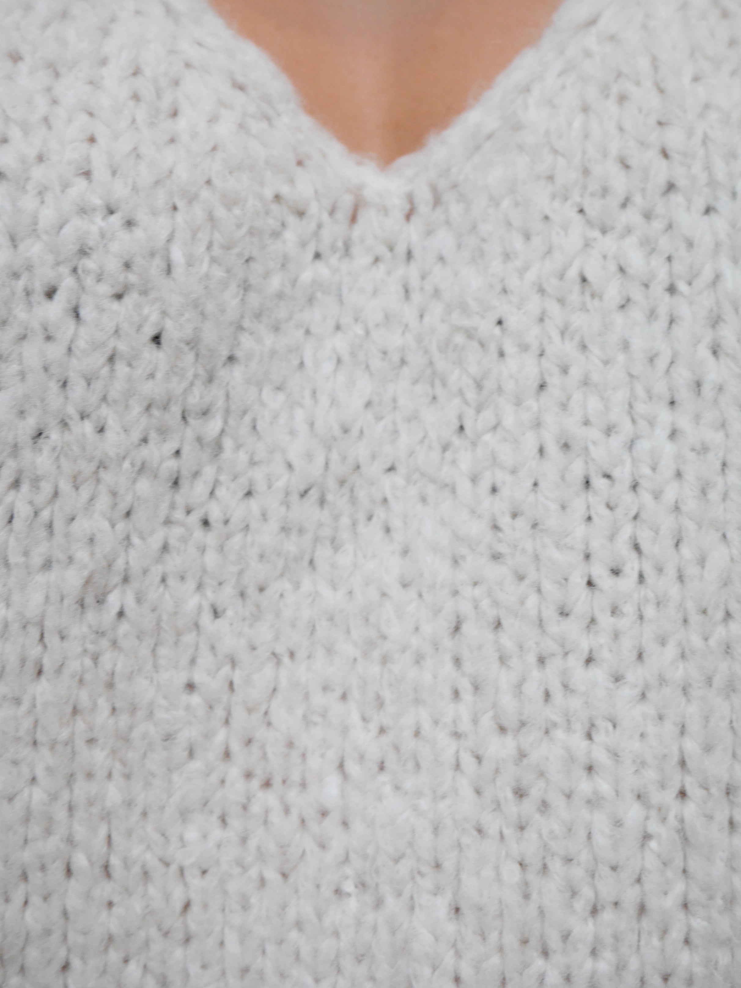 Sandy Knit Winter White