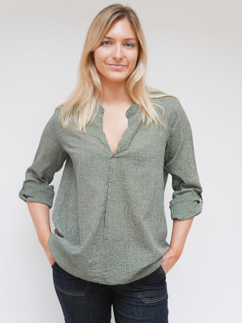 Annabel Blouse Forest Green