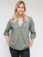 Annabel Blouse Forest Green