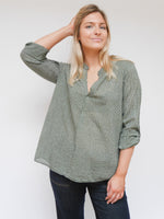 Annabel Blouse Forest Green