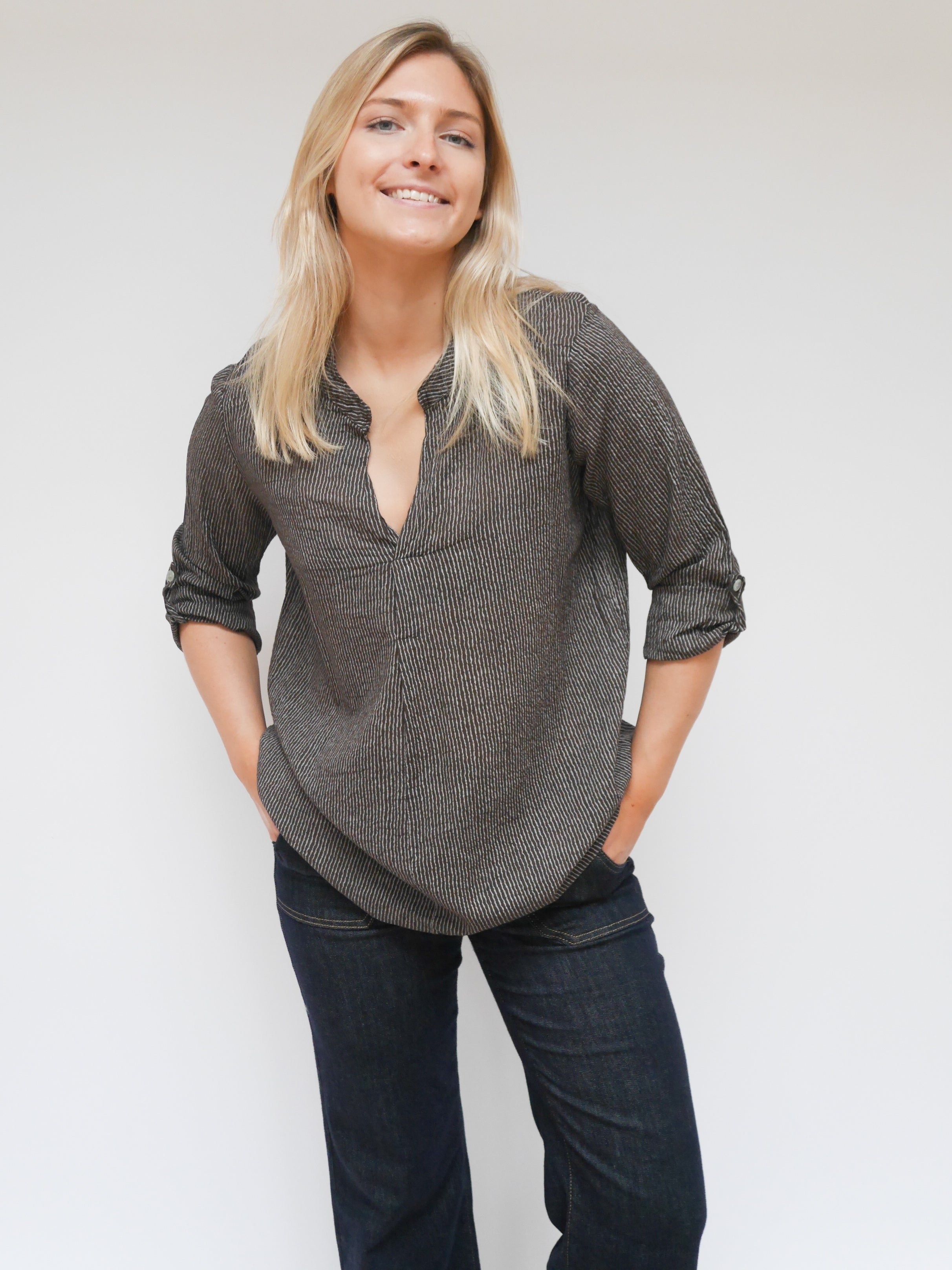 Annabel Blouse Chocolate