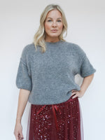 Abi Knit Mohair Grey