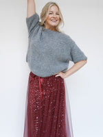 Abi Knit Mohair Grey