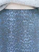 Farrah Skirt Blue Leopard