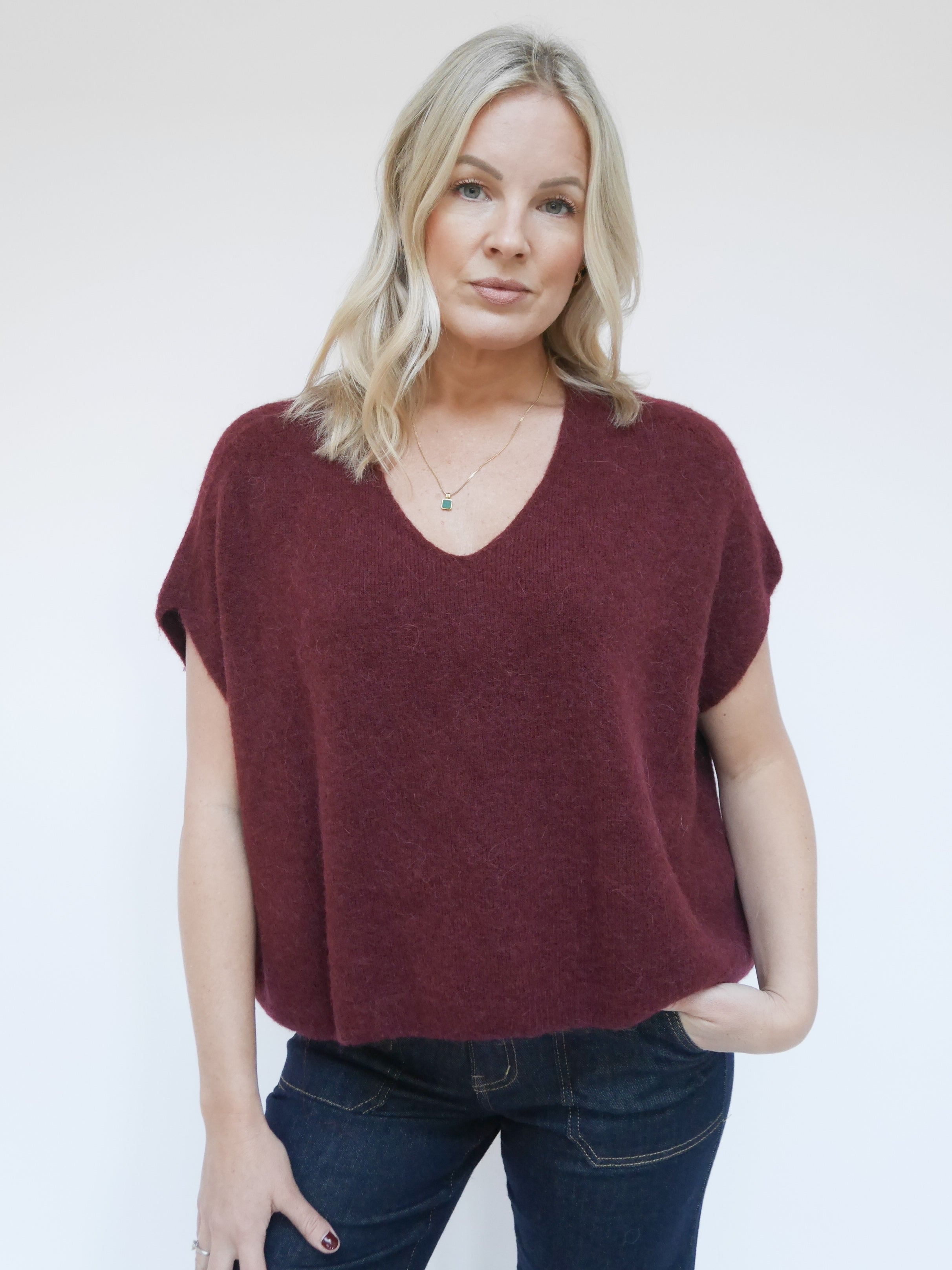 Harriet Knit Bordo