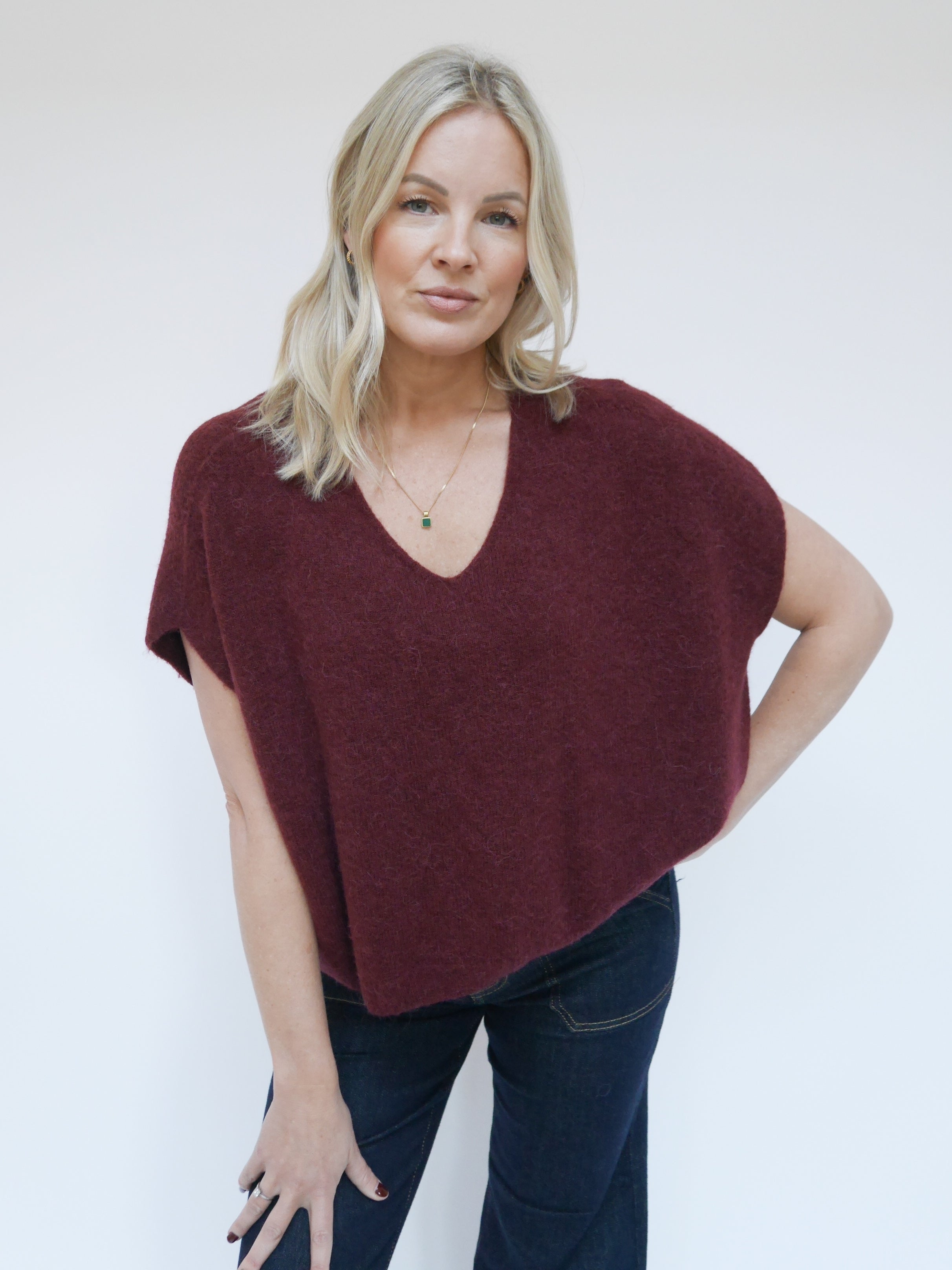 Harriet Knit Bordo