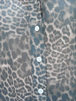 Anika Blouse Camel Leopard