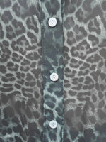 Anika Blouse Khaki Leopard