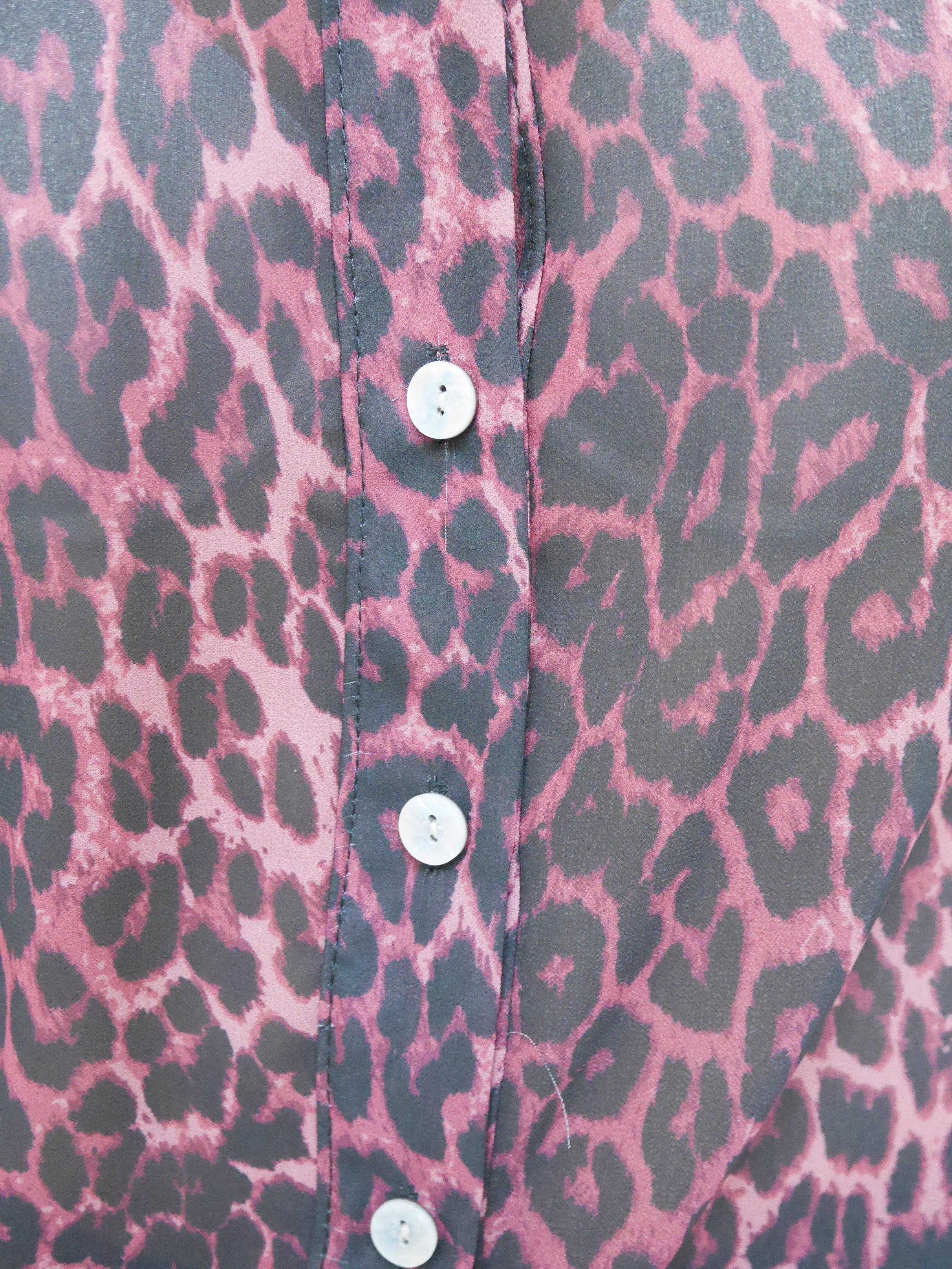 Anika Blouse Bordo Leopard