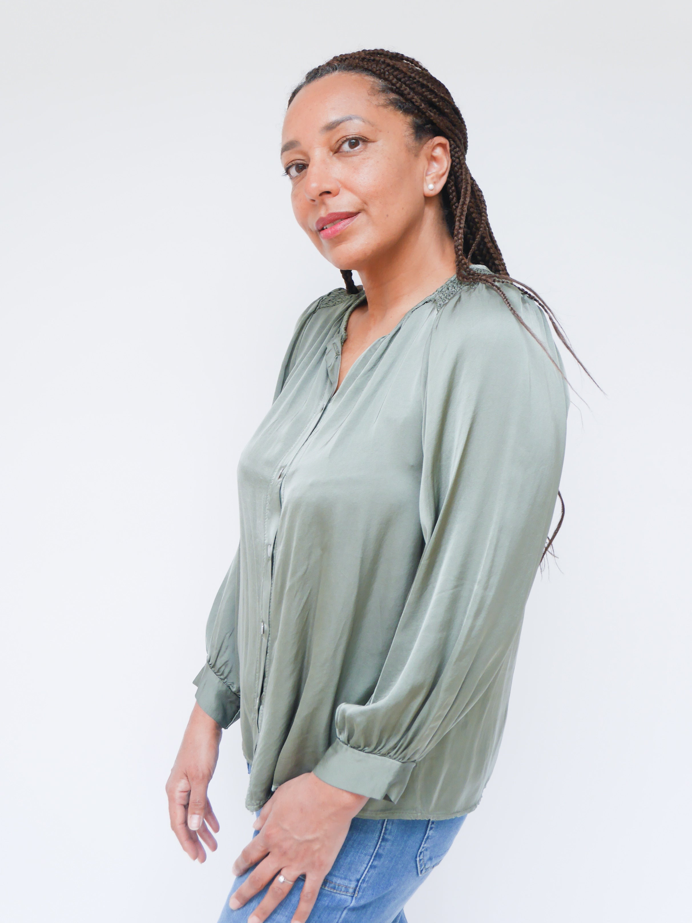 Tori Blouse Khaki