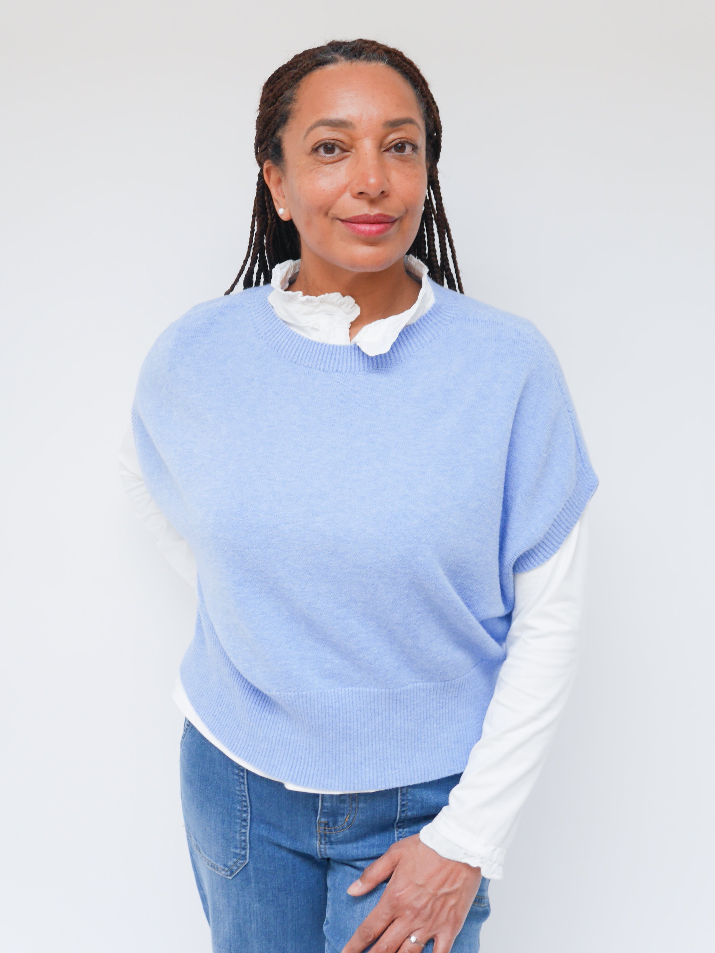 Donna Tank French Blue