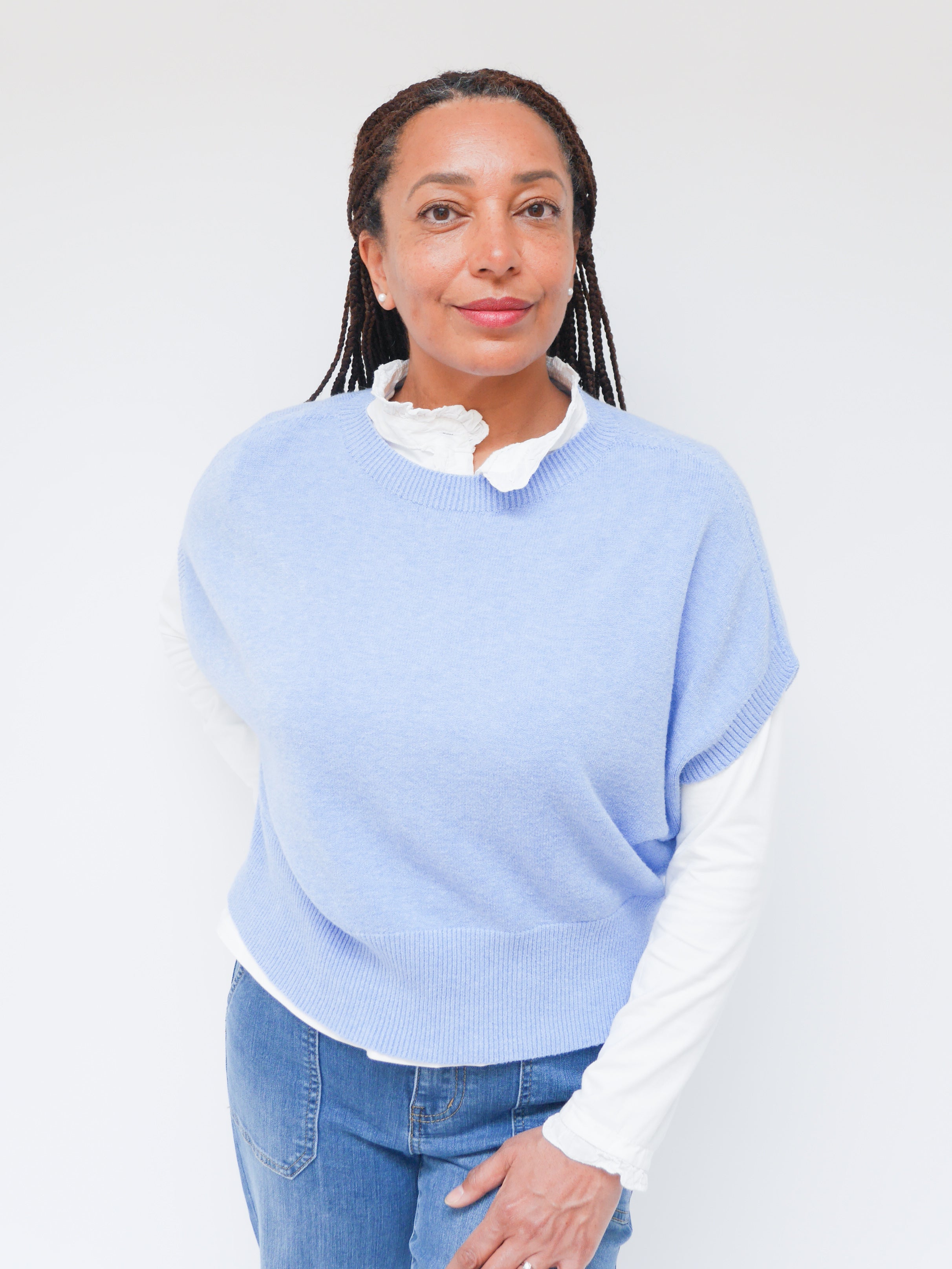 Donna Tank French Blue