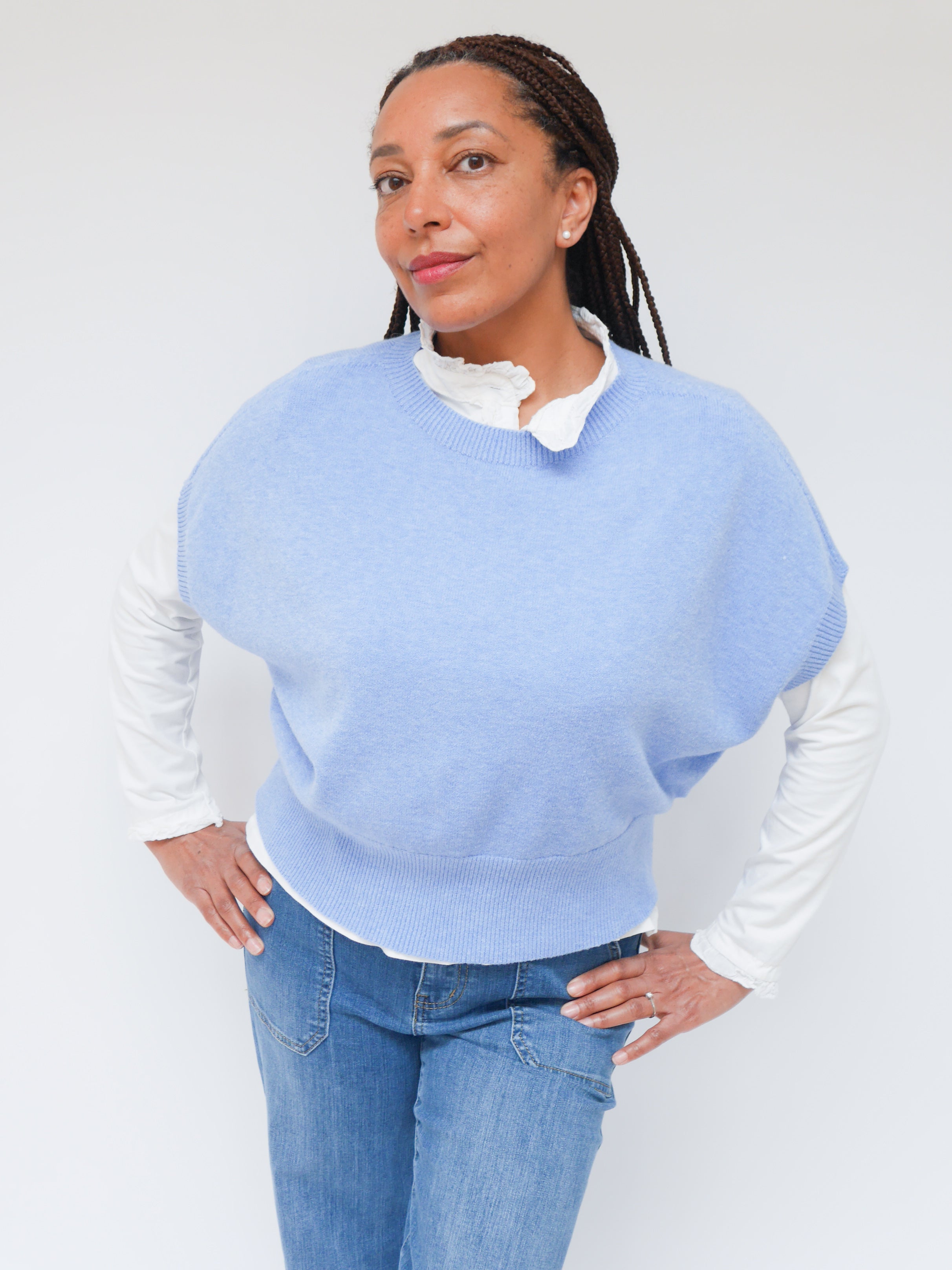 Donna Tank French Blue