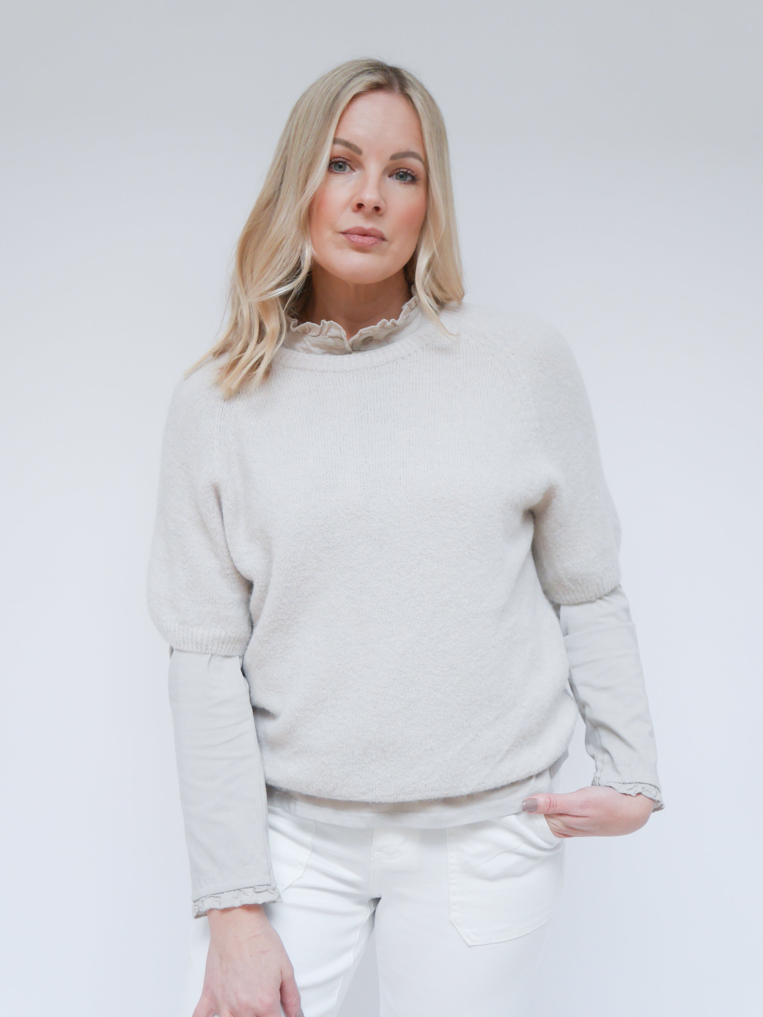 Nina Alpaca Knit Oat