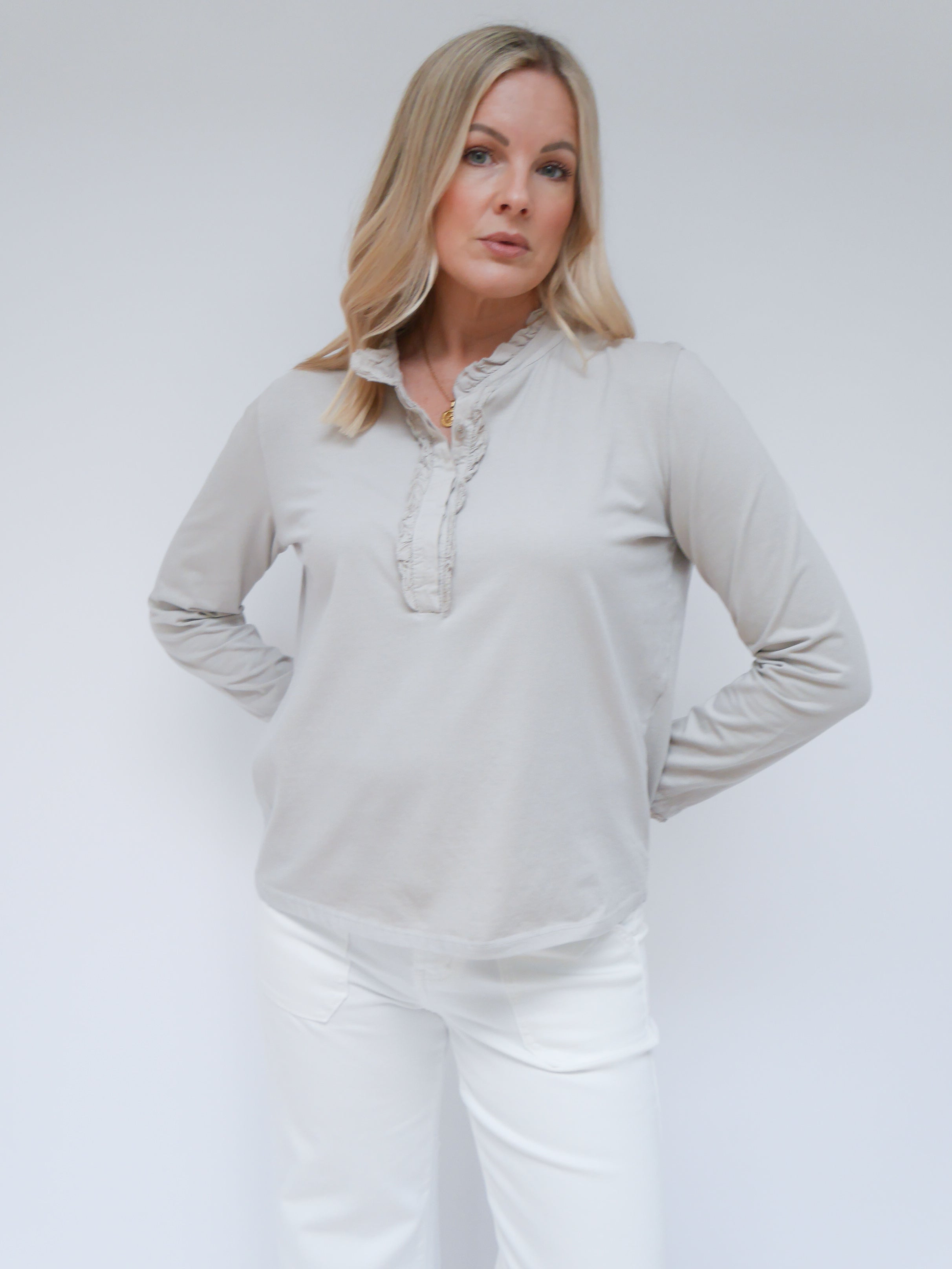 Pippa Blouse Stone
