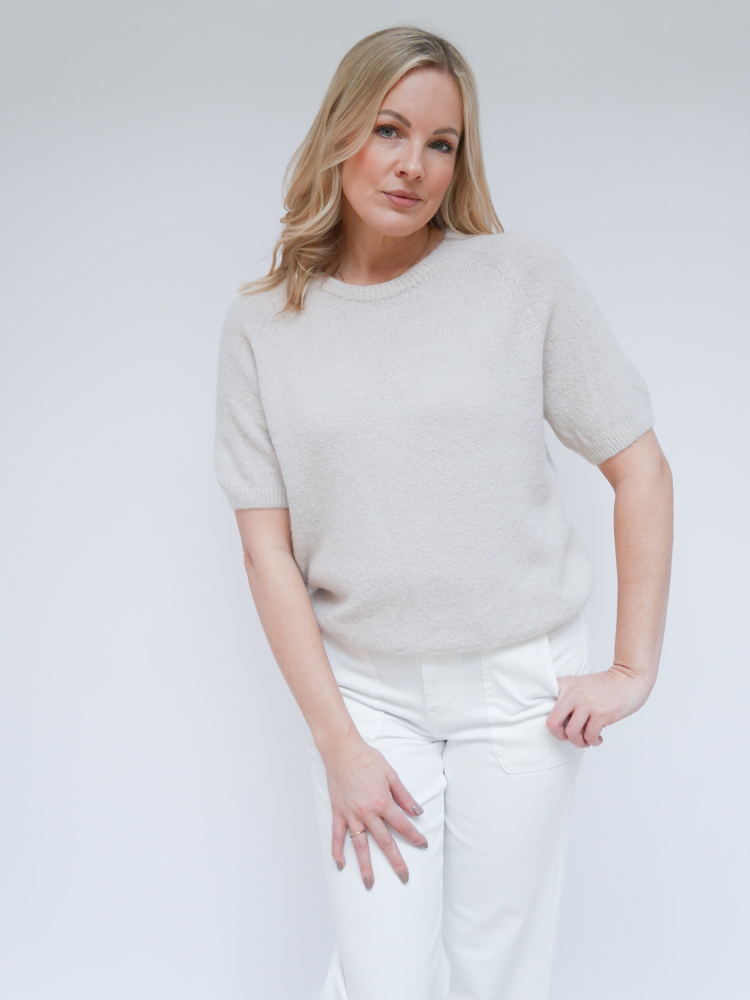 Nina Alpaca Knit Oat