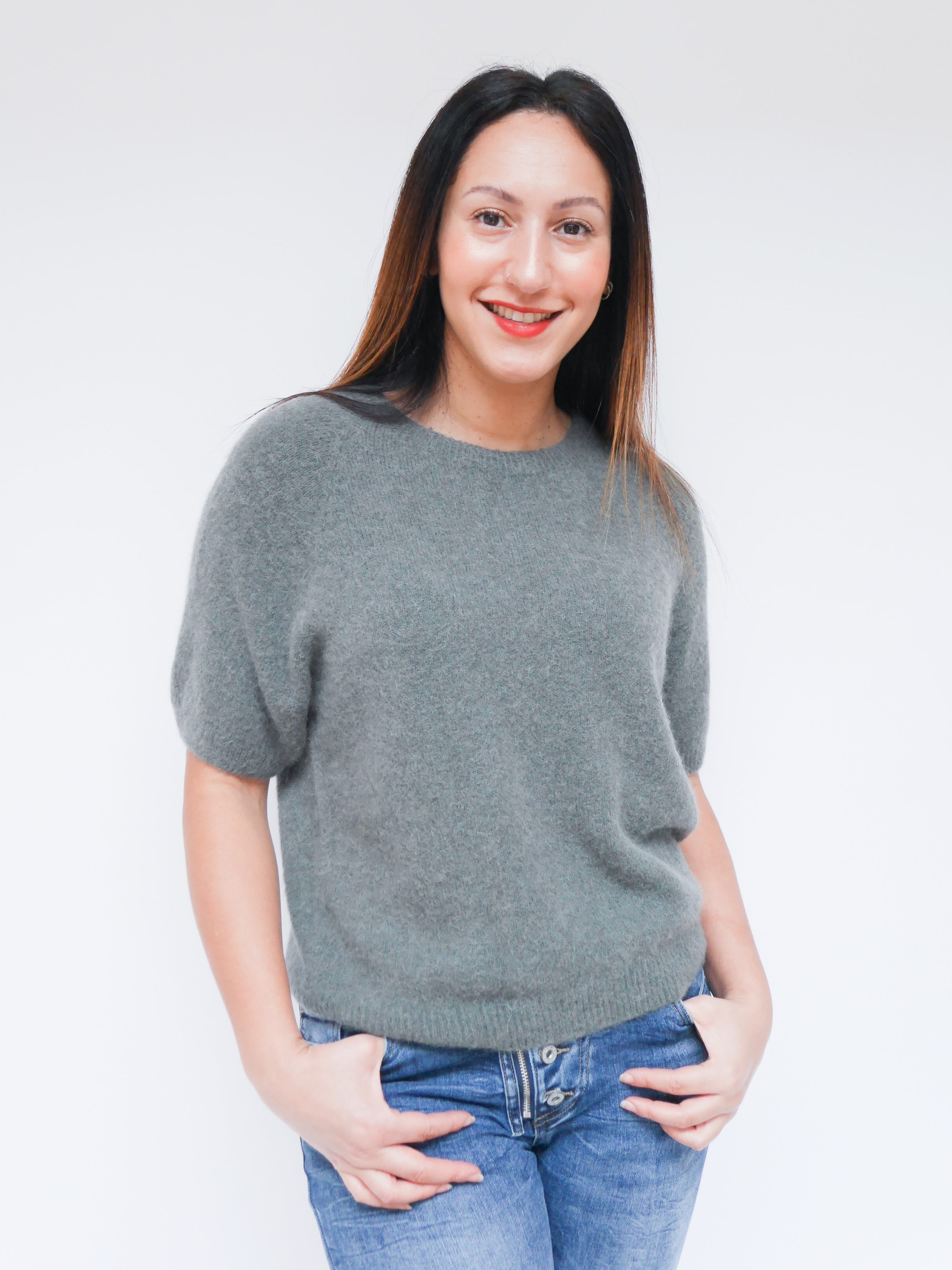 Nina Alpaca Knit Khaki