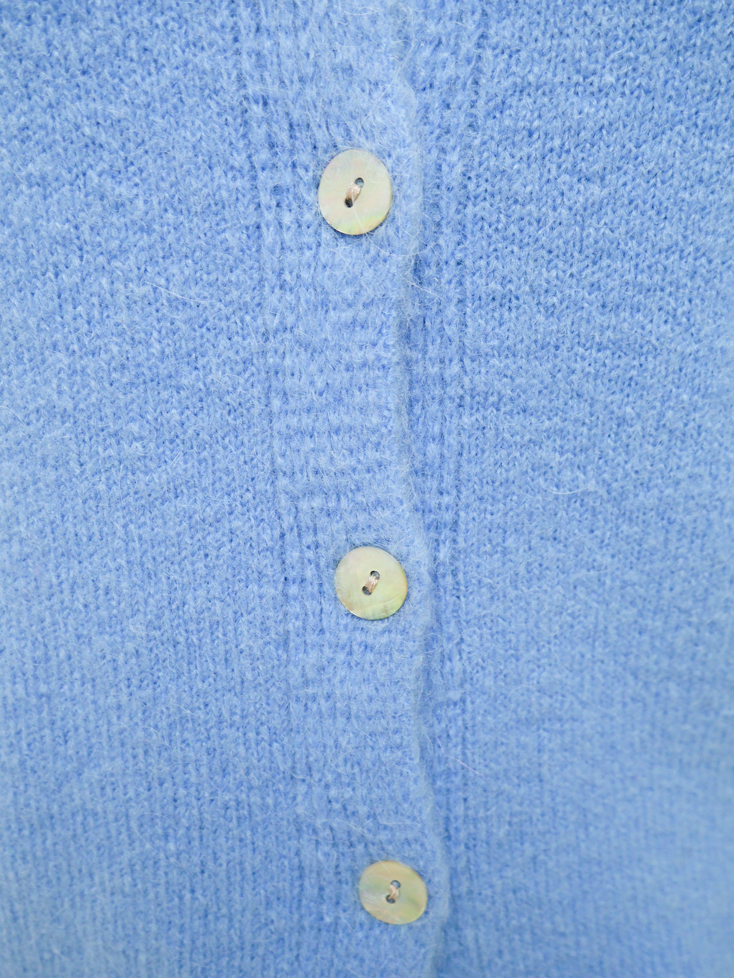 Elsie Alpaca Cardigan French Blue