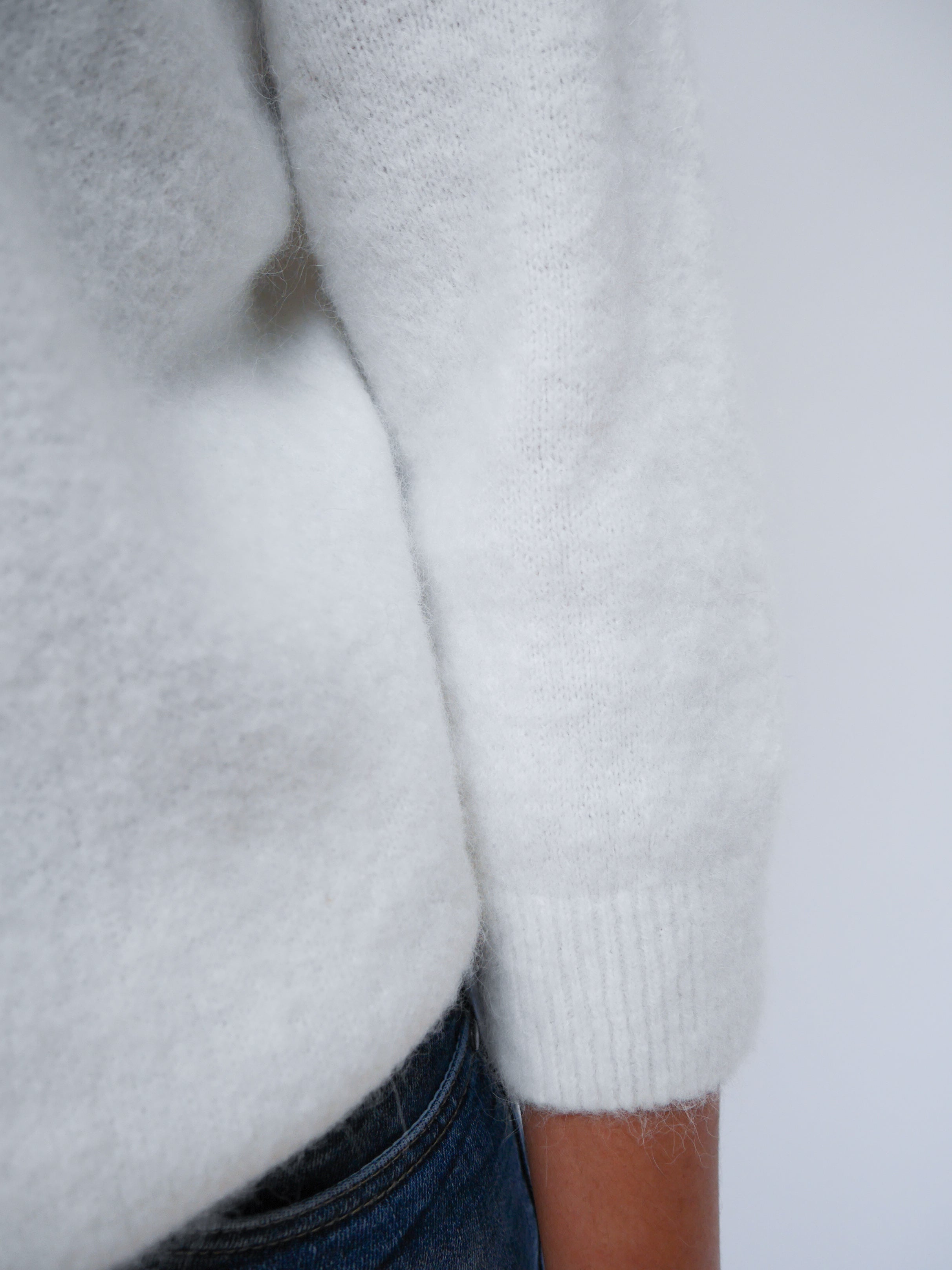 Maddie Alpaca Knit Ivory