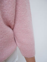 Maddie Alpaca Knit Soft Pink