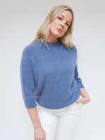 Maddie Alpaca Knit Denim Blue