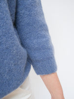 Maddie Alpaca Knit Denim Blue