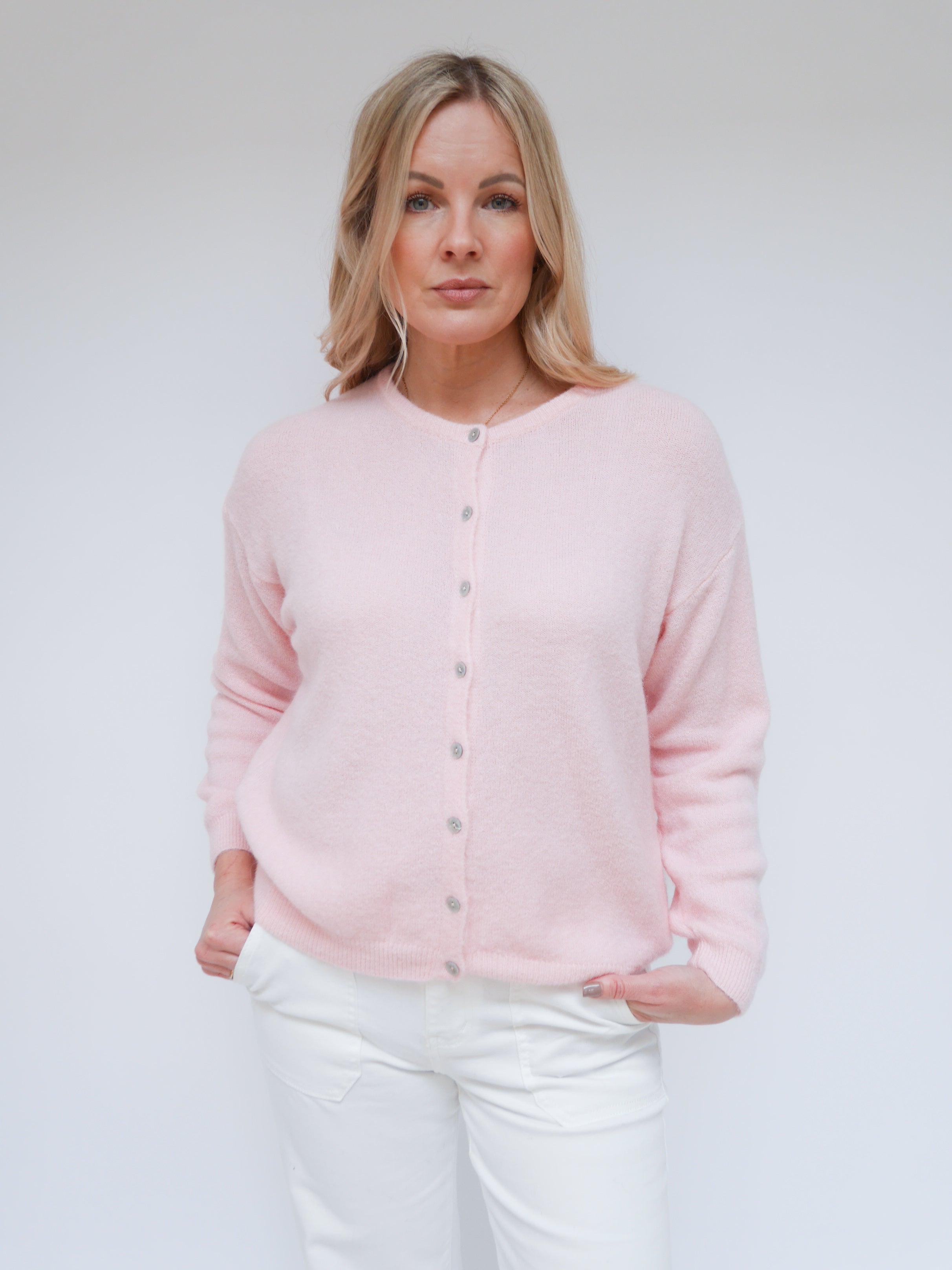 Christina Cardigan Baby Pink