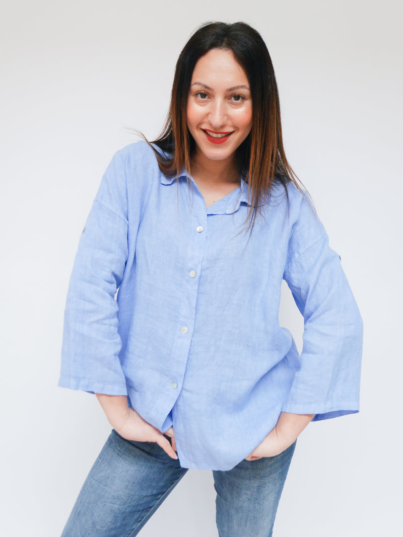 Ava Blouse French Blue