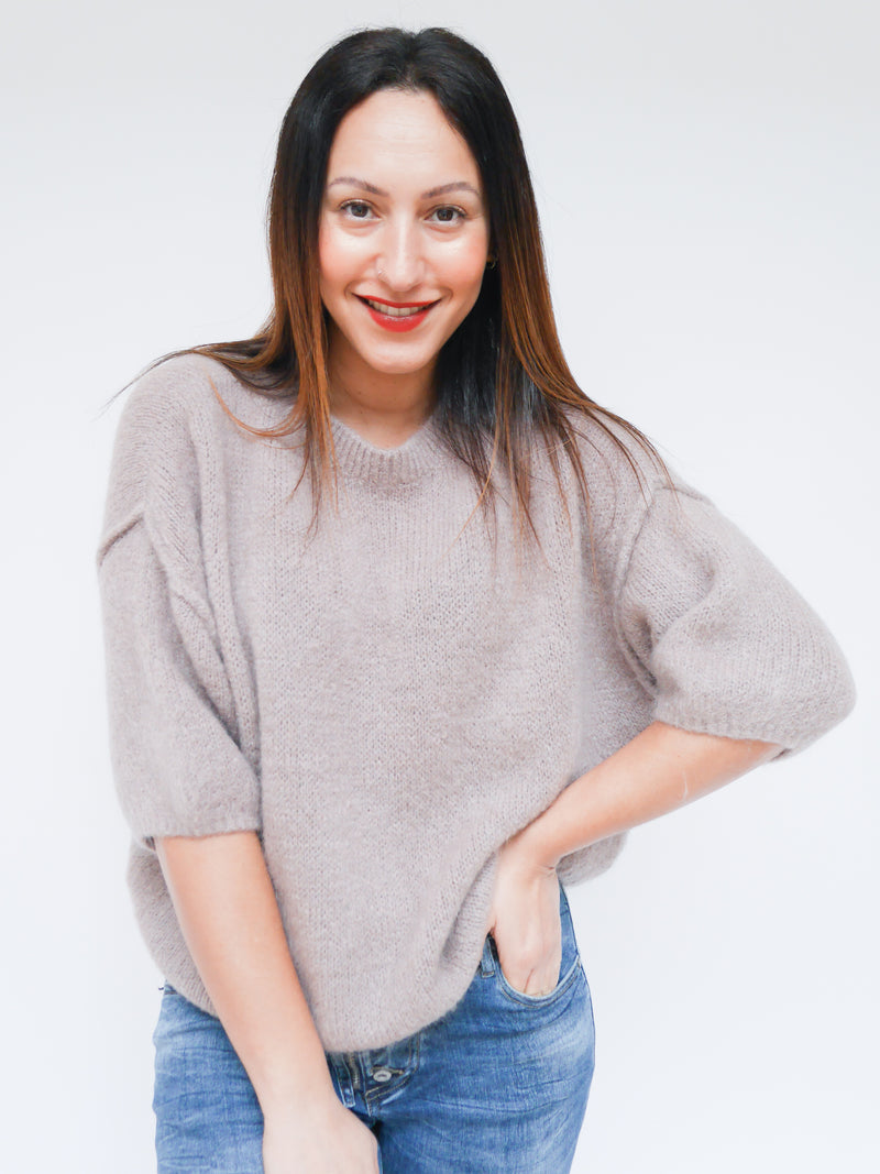Abi Knit Mohair Mocha