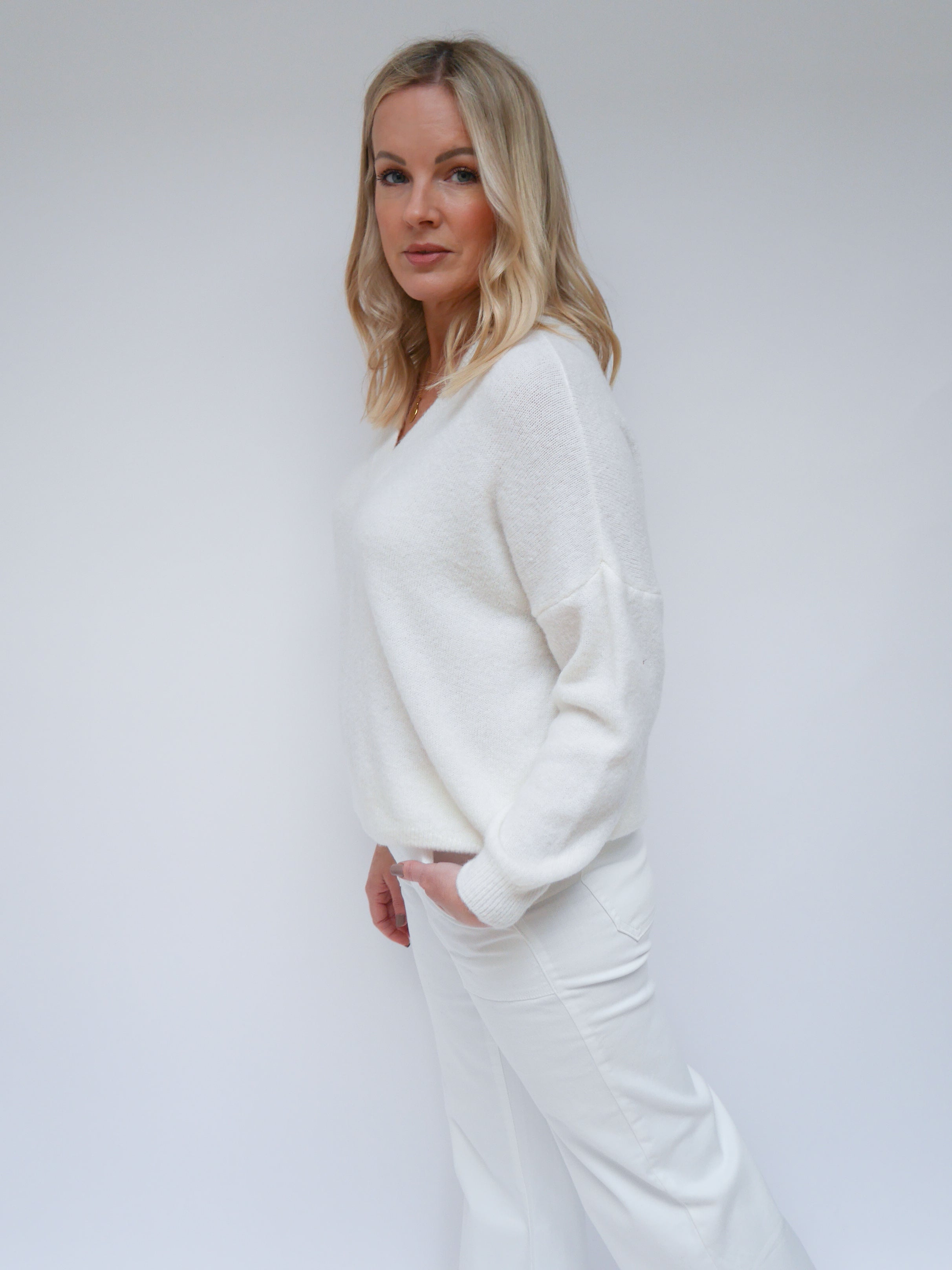Sadie Knit Ivory