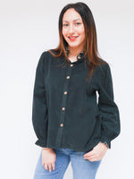 Alice Blouse Black / Camel
