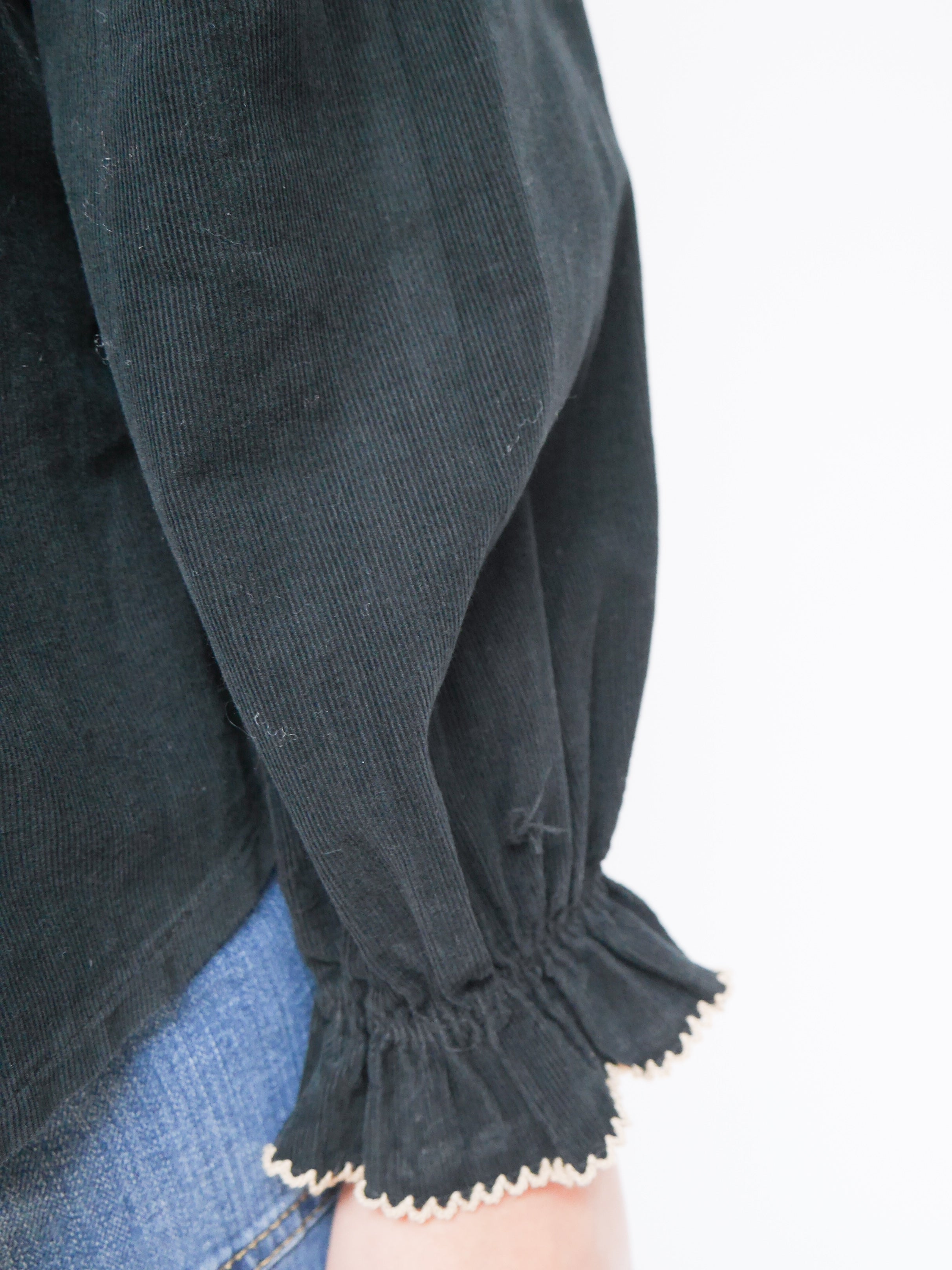 Alice Blouse Black / Camel