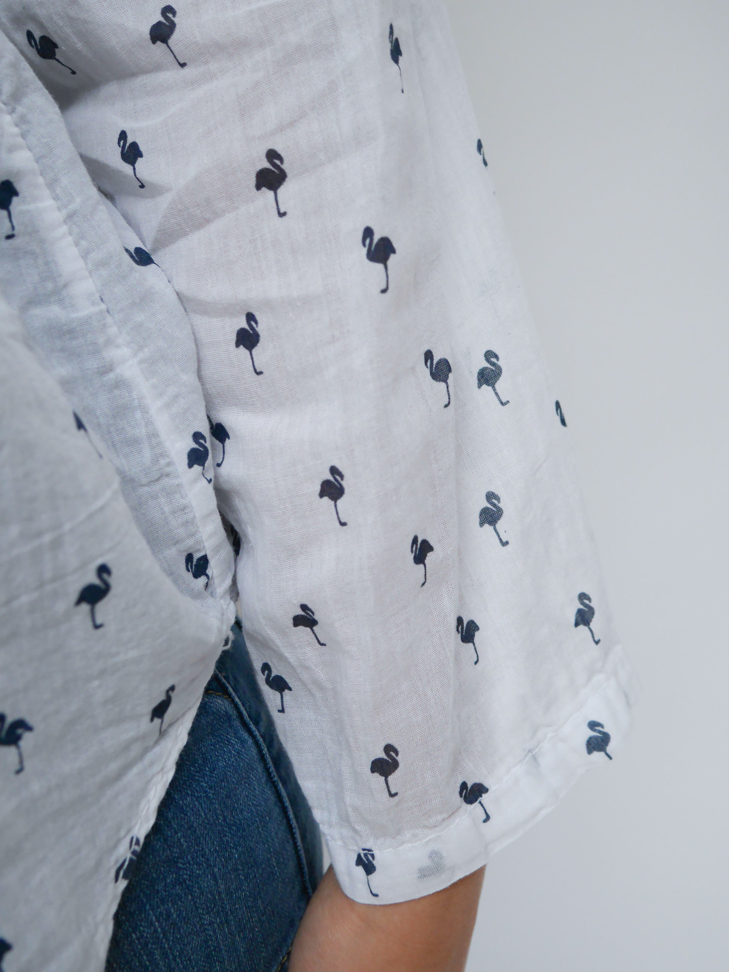 Flamingo Blouse White