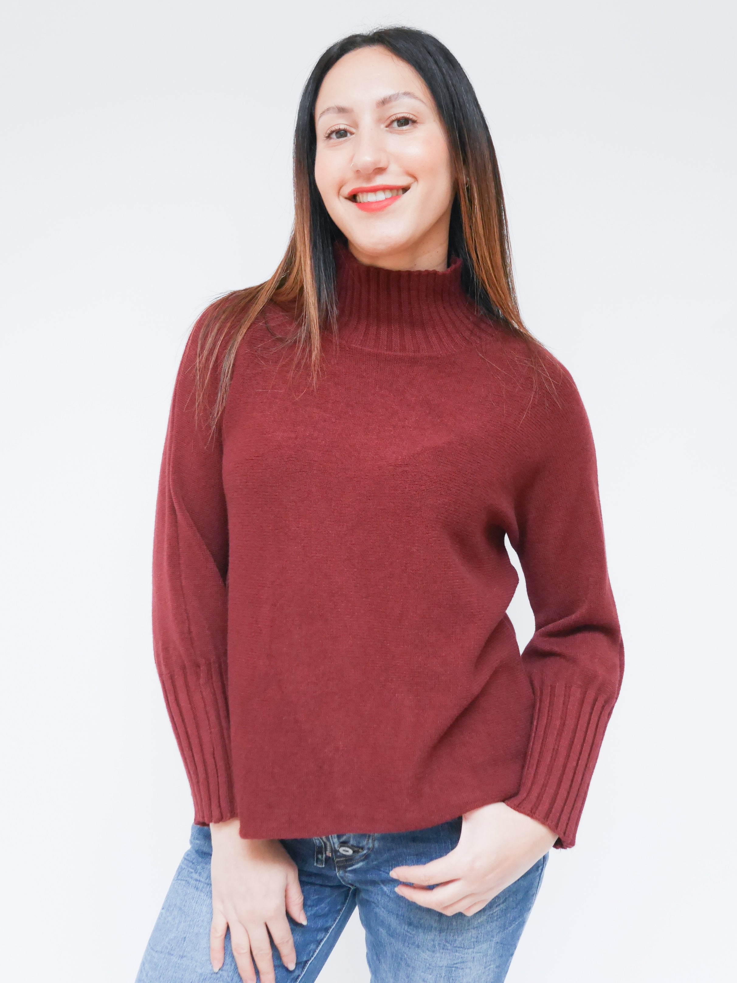 Amara Knit Bordo