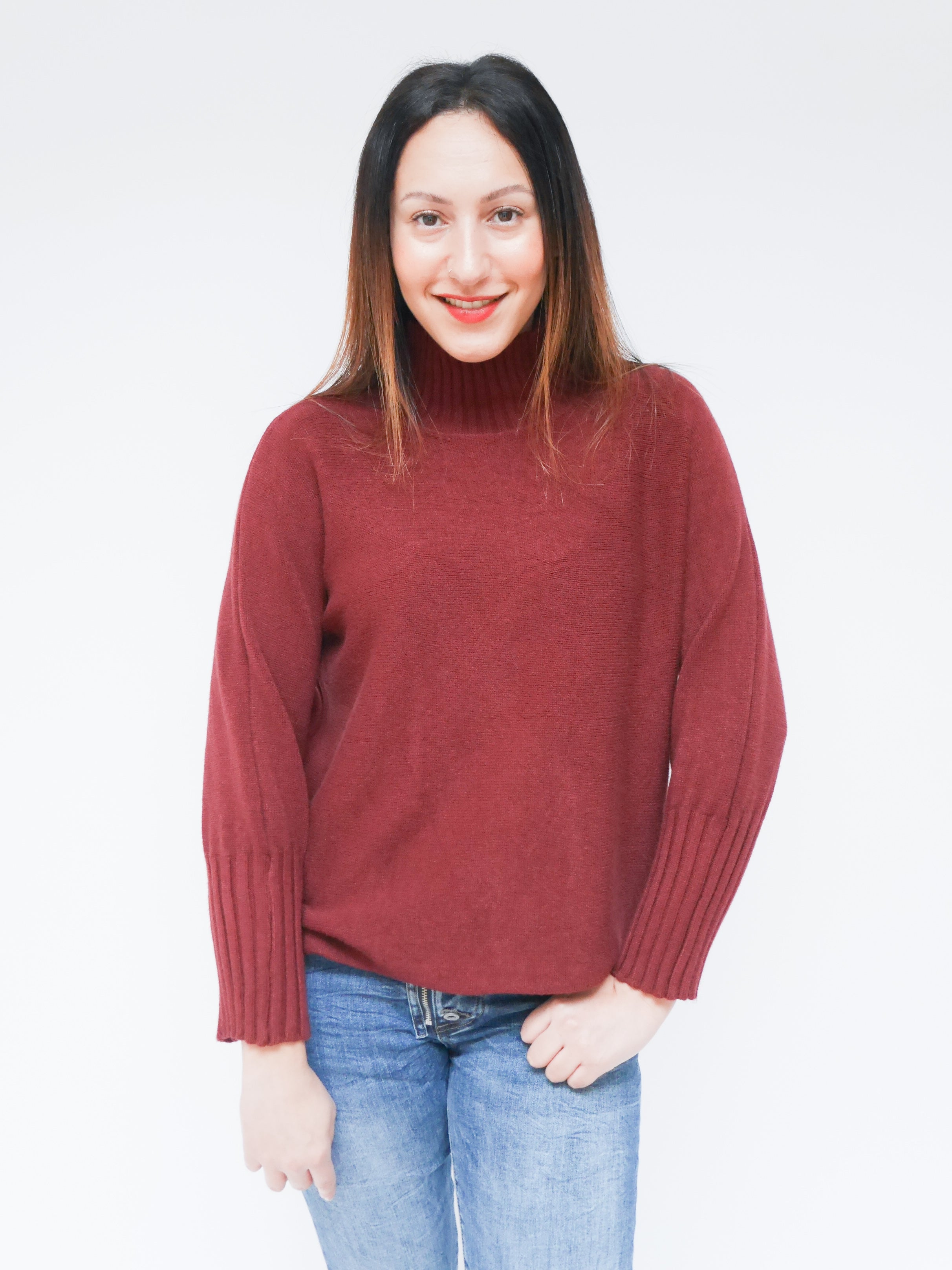 Amara Knit Bordo