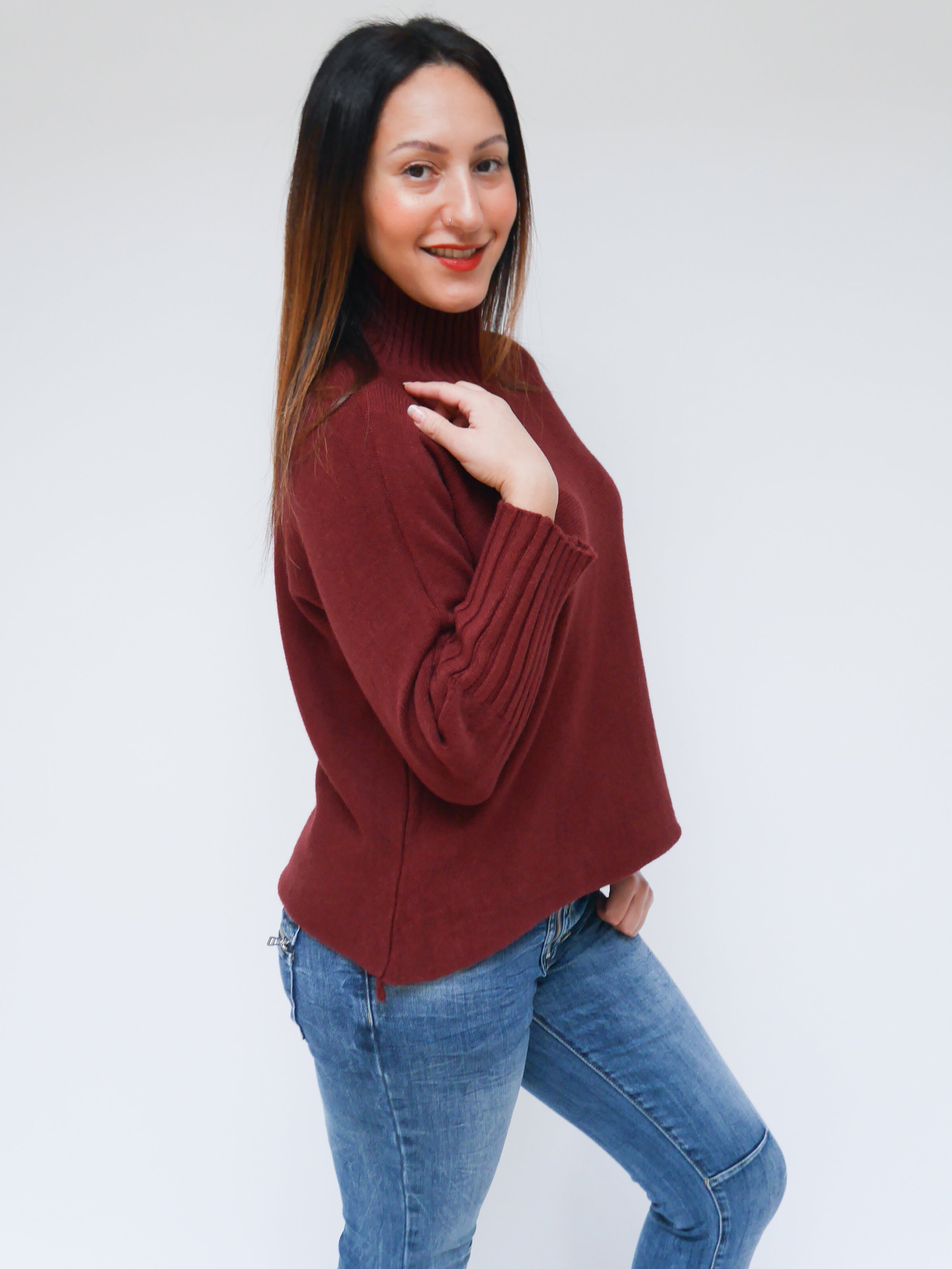 Amara Knit Bordo
