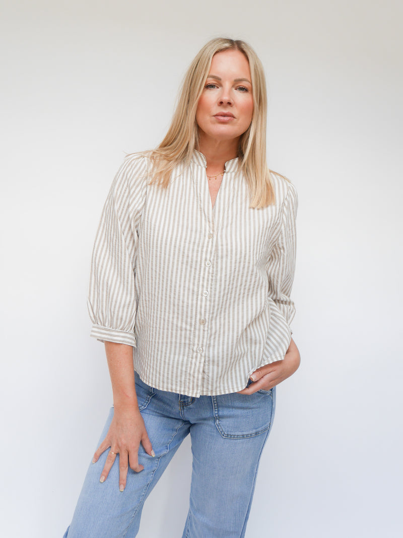Lottie Blouse Mocha