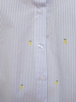 Josie Stripe Shirt Blue & White